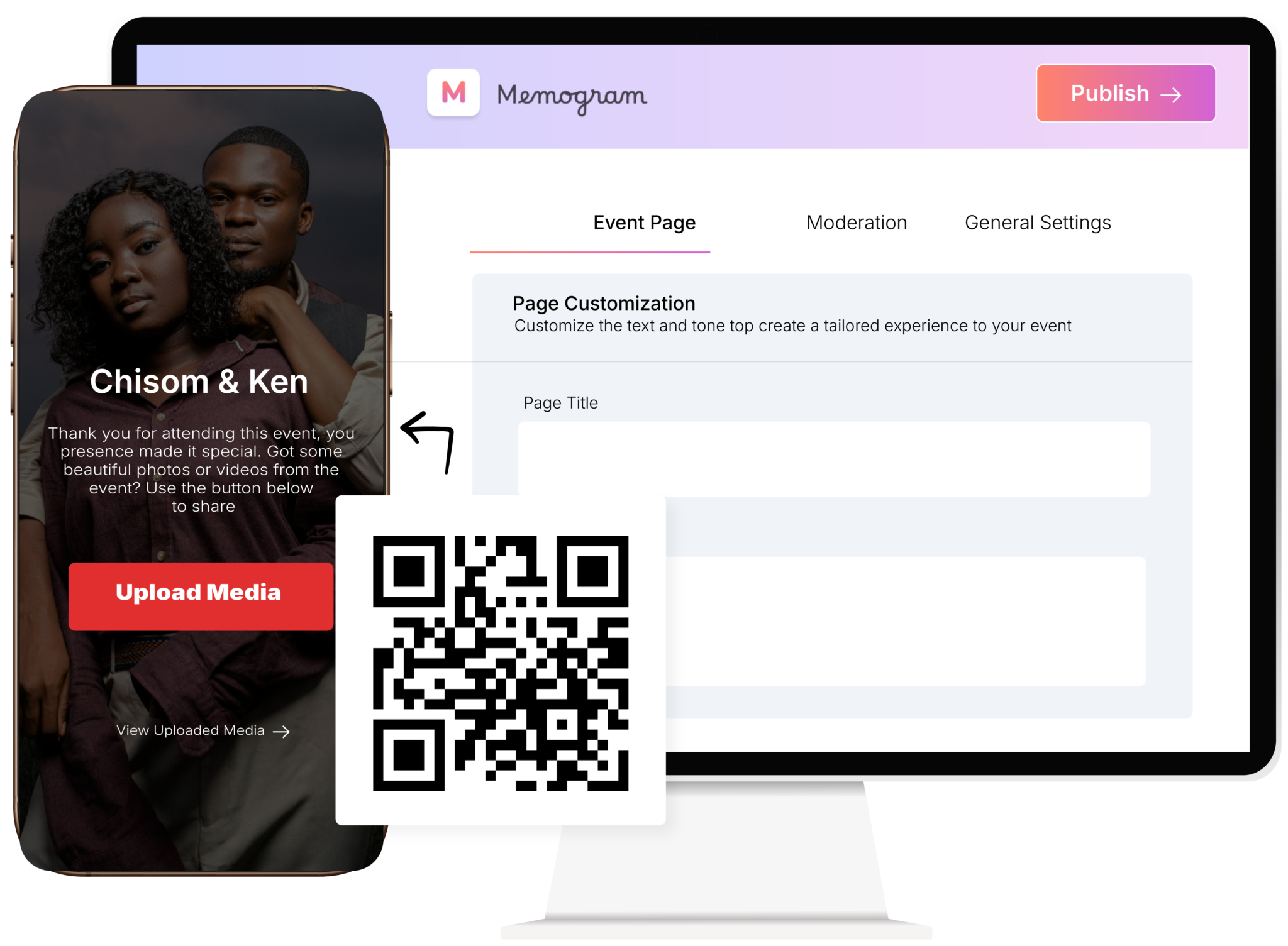 Memogram – Collect all photos and videos taken by your Guest at your Event
